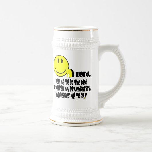 Psych T. Lichte kleuren Bierpul (Rechts)