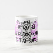 psych verpleegster hilarisch koffie mok (Center)
