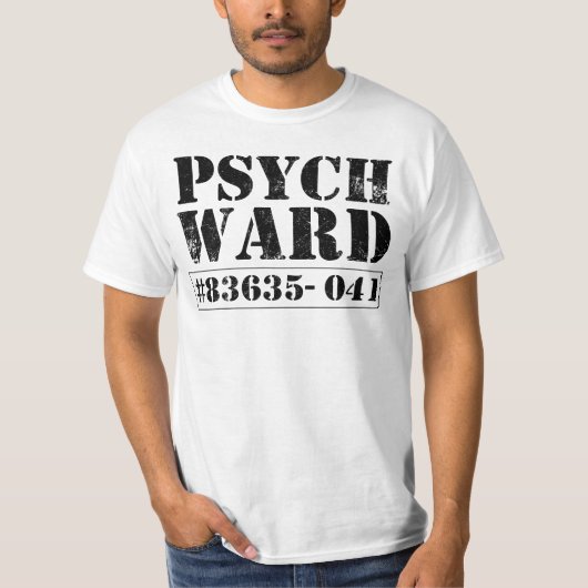 Psych Ward - Escaped Convict Fancy dress frame T-shirt (Voorkant)