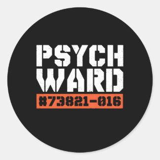 Psych Ward Tal Hospital Patiënt Asiel Ronde Sticker