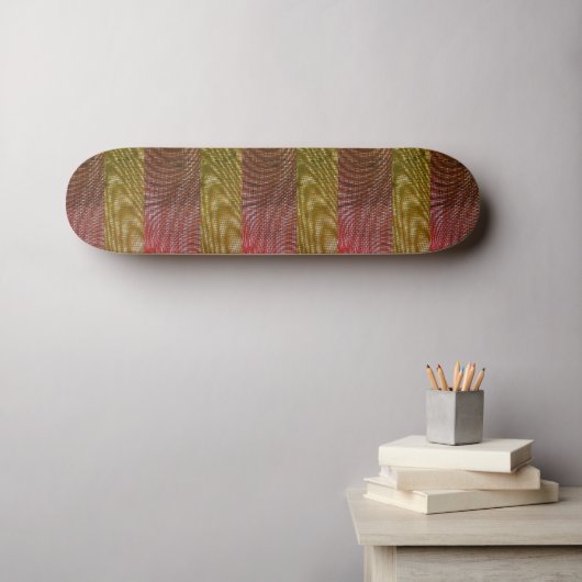 Psychadelic60s Wall Art Persoonlijk Skateboard (Muurkunst (Horizontaal))