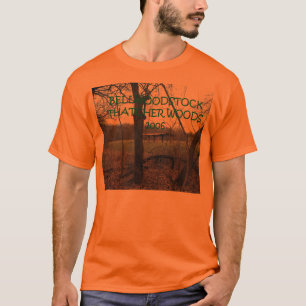Psychadelisch Sinaasappel T T-shirt