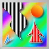 Psychadelische droom poster (Voorkant)