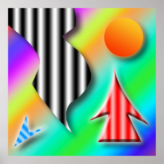 Psychadelische droom poster