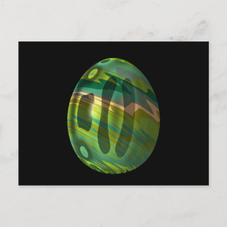 Psychadelische eieren 4 briefkaart