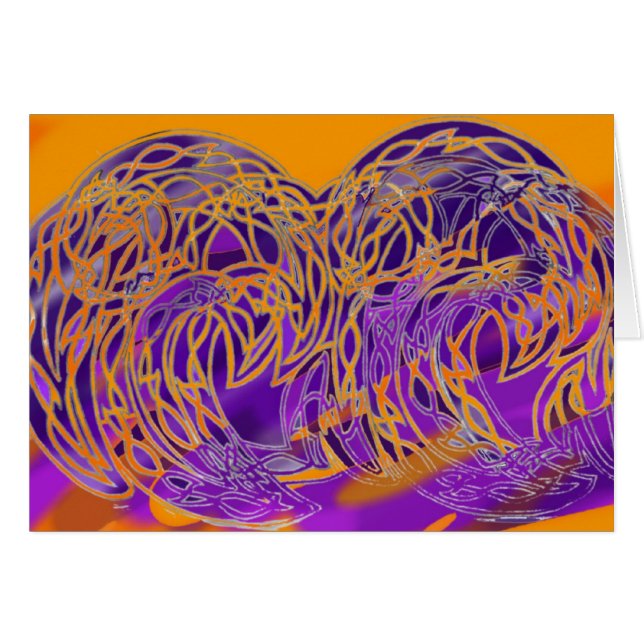 Psychadelische krullen (Voorkant Horizontaal)