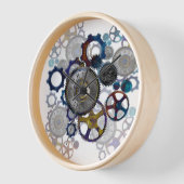 Psychadelische steampunktandwielen, cogs, cadeau v (Hoek)