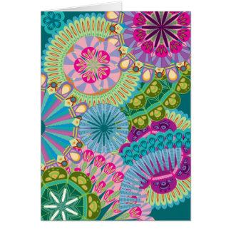 psychadelische vederbloemen