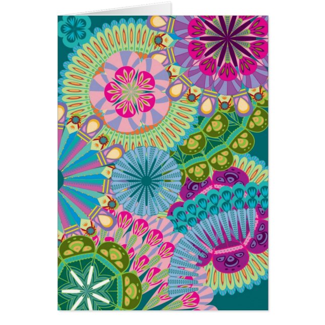 psychadelische vederbloemen (Voorkant)