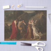 Psyche Afscheid nemen van haar familie door Benois Tissuepapier (Craft)