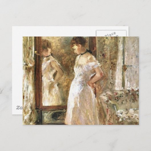Psyche Berthe Morisot Fine Ar Briefkaart (Voorkant / Achterkant)