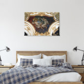 Psyche en Cupid, plafondpaneel van de Salon de Canvas Afdruk (Insitu (Slaapkamer))