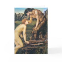 Psyche en Pan door Edward Burne-Jones