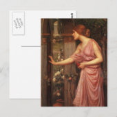 Psyche Entering Cupid's Garden by Waterhouse Briefkaart (Voorkant / Achterkant)