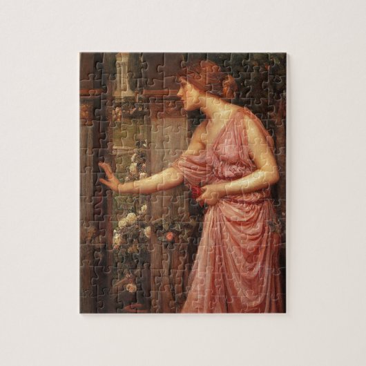 Psyche Entering Cupid's Garden by Waterhouse Legpuzzel (Verticaal)