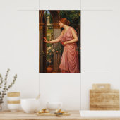 Psyche entering Cupid's Garden by Waterhouse Poster (Keuken)