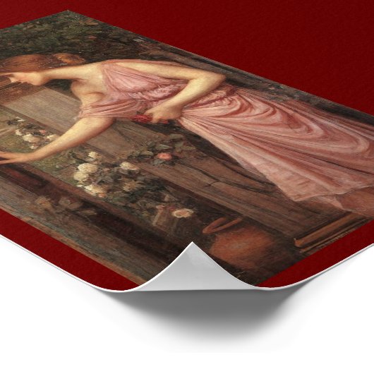 Psyche Entering Cupid's Garden Poster (Hoek)