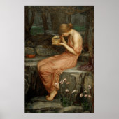 Psyche Het openen van de Golden Box Waterhouse Poster (Voorkant)