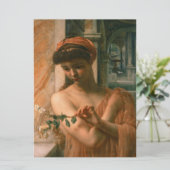 Psyche in de Tempel van de Liefde (door Edward Poy Kaart (Staand voorkant)