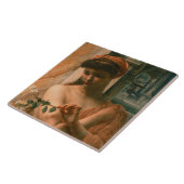 Psyche in de Tempel van de Liefde (door Edward Poy Tegeltje (Zijkant)