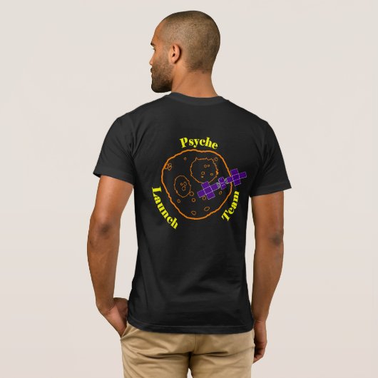 Psyche Launch Team T-shirt (Achterkant volledig)