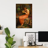 Psyche Opening the Golden Box by Waterhouse Poster (Thuiskantoor)