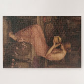 Psyche opent Golden Box door J W Waterhouse Legpuzzel (Horizontaal)