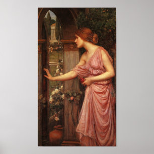 Psyche Pre Raphaelite door John W. Waterhouse Poster
