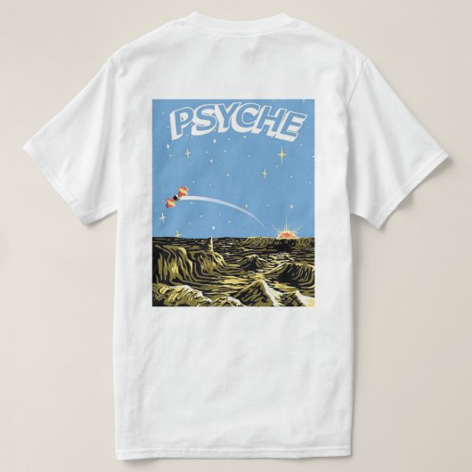 Psyche Sunrise T-shirt (Design achterkant)