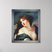 Psyche van Jean-Baptiste Greuze Canvas Afdruk (Voorkant)