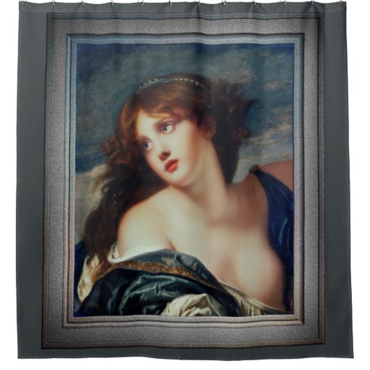 Psyche van Jean-Baptiste Greuze Douchegordijn (Voorkant)