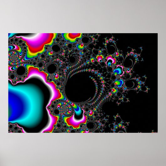 Psychedelace - Fractal Poster (Voorkant)