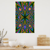 Psychedelia 1 poster (Keuken)