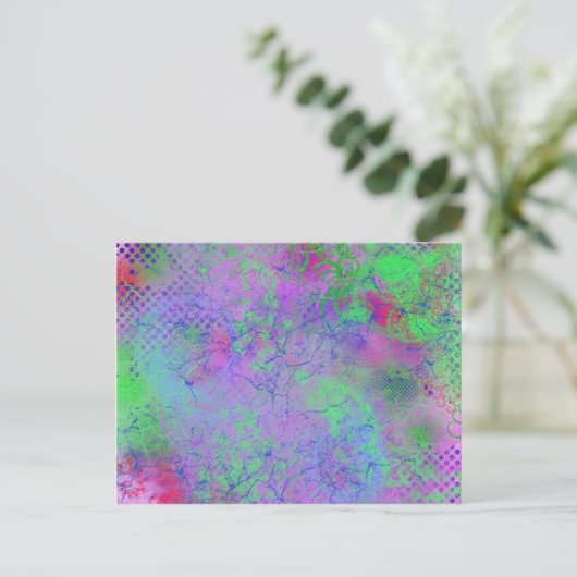 Psychedelia Briefkaart (Staand voorkant)