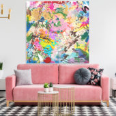 Psychedelia Canvas Afdruk (Insitu (Woonkamer))