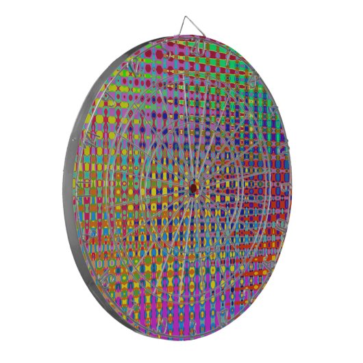 Psychedelia Dartboard Dartbord (Voorkant Links)