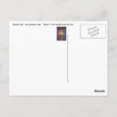 Psychedelia Dreamweaver Girl Briefkaart (Achterkant)