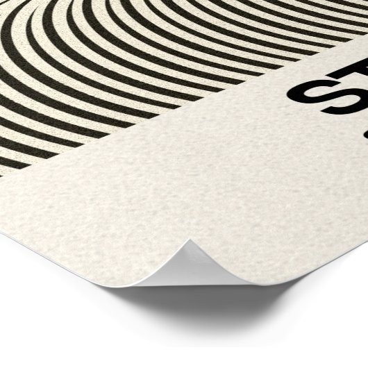 Psychedelia gestandaardiseerd en Infinitum Poster (Hoek)