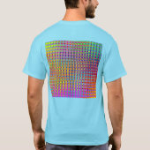 Psychedelia Mannen Adidas Golf Lite Polo Shirt (Achterkant)