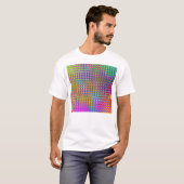 Psychedelia Mannen Fine Jersey V-Neck T-Shirt (Voorkant volledig)