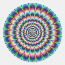 Psychedelia Ronde Sticker