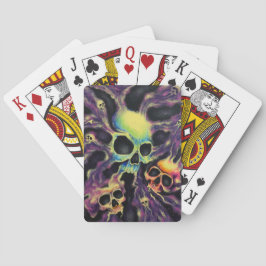 "Psychedelia" Skull Cluster-speelkaarten Pokerkaarten