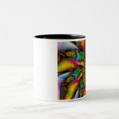 Psychedelia Tweekleurige Koffiemok (Center)