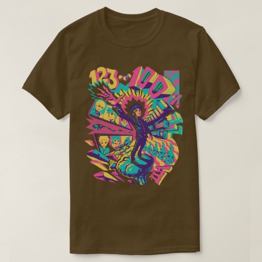 Psychedelic 100 White T-shirt (Design voorkant)
