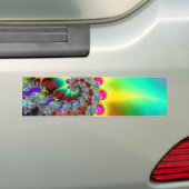 Psychedelic 12 - Fractal Bumpersticker (Op auto)