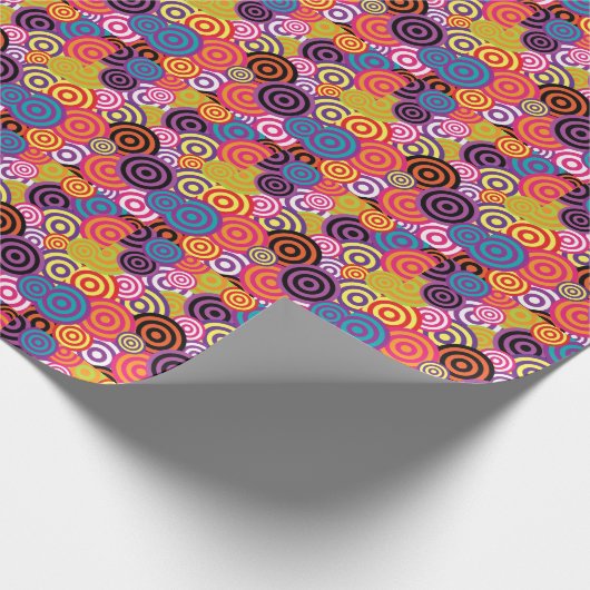 Psychedelic 60s/70s cadeaupapier (Hoek)
