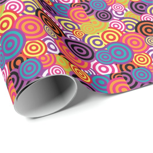 Psychedelic 60s/70s cadeaupapier (Rol Hoek)