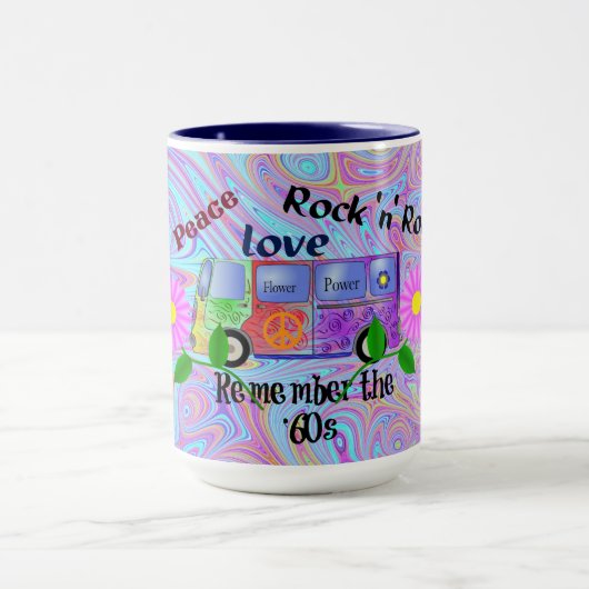 Psychedelic '60s-Peace, Love, Rock 'n' Roll Mok (Midden)