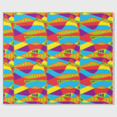 Psychedelic Abstract Cadeaupapier (Vlak)