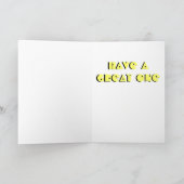 Psychedelic Abstract Design Birthday-kaart Kaart (Binnen)